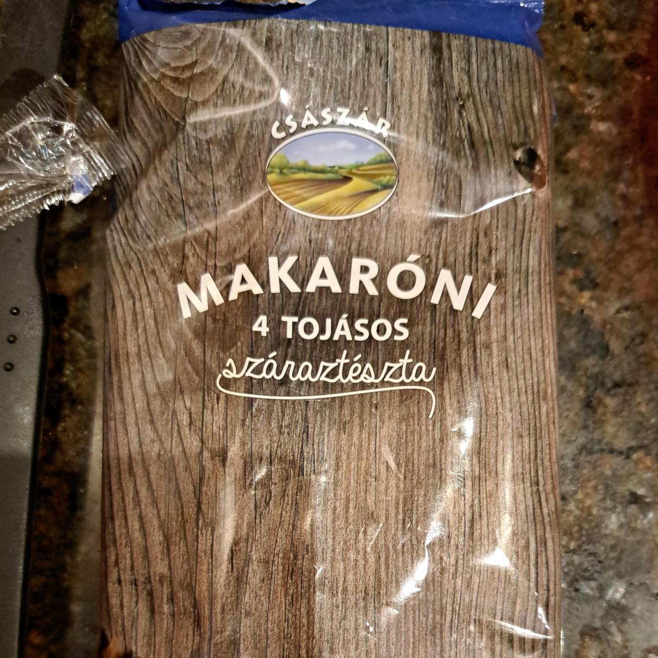 Képek - Makaróni 4 Tojásos Száraztészta Császár