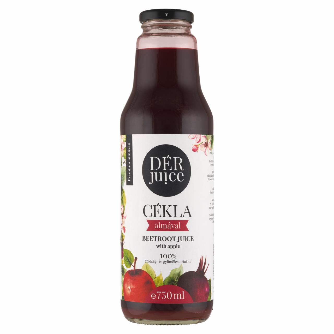 Képek - DÉR Juice 100% cékla almával zöldség- és gyümölcslé 750 ml