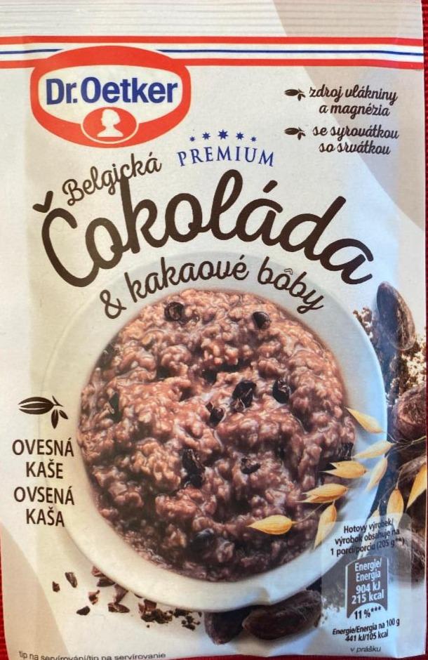 Képek - Belgická čokoláda & kakaové bôby ovesná kaše Dr.Oetker