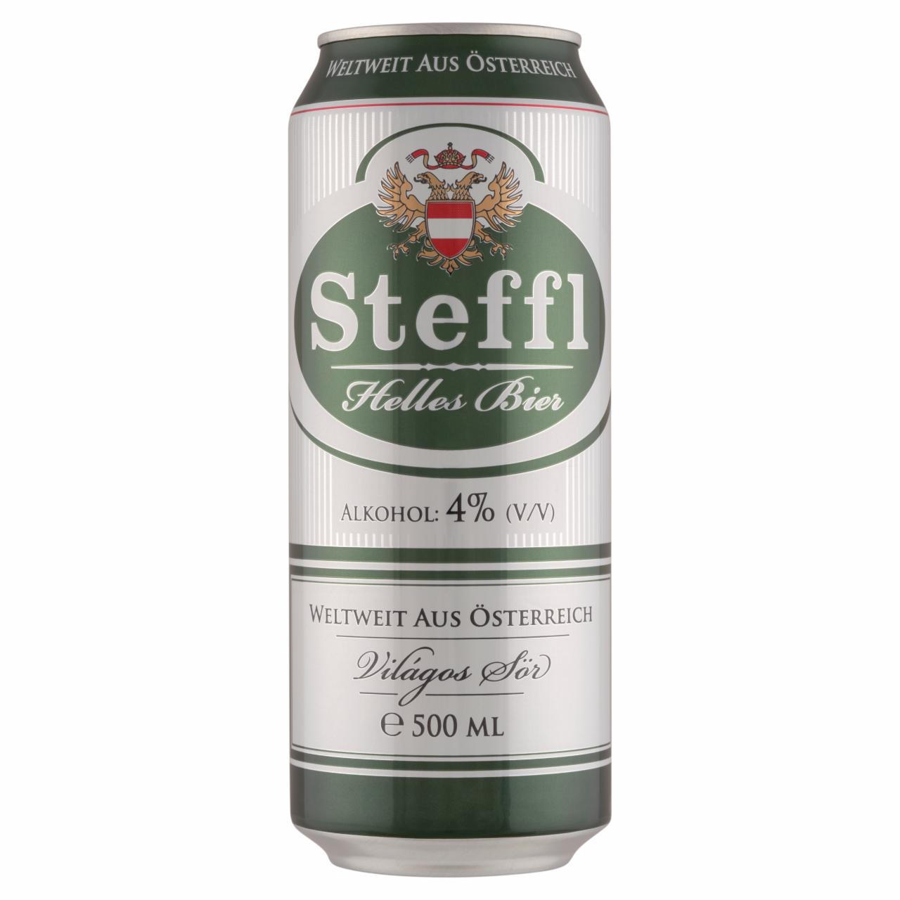 Képek - Steffl Helles Bier világos sör 4% 500 ml