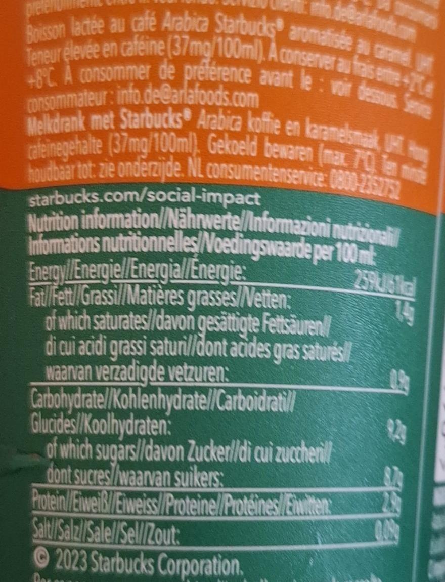 Képek - Starbucks Caramel Macchiato kávés tejital 220 ml