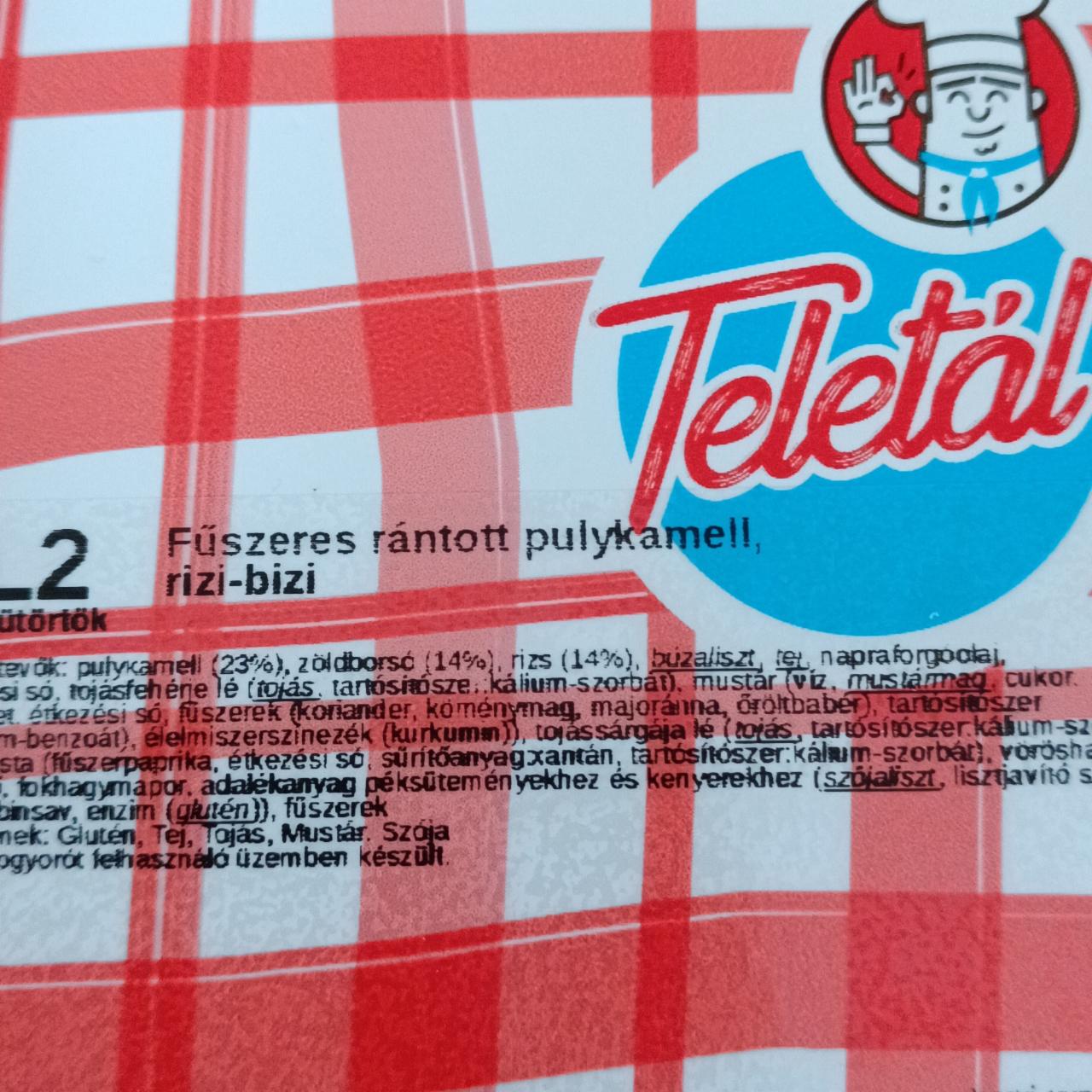 Képek - Fűszeres rántott pulykamell,rizi-bizi teletál