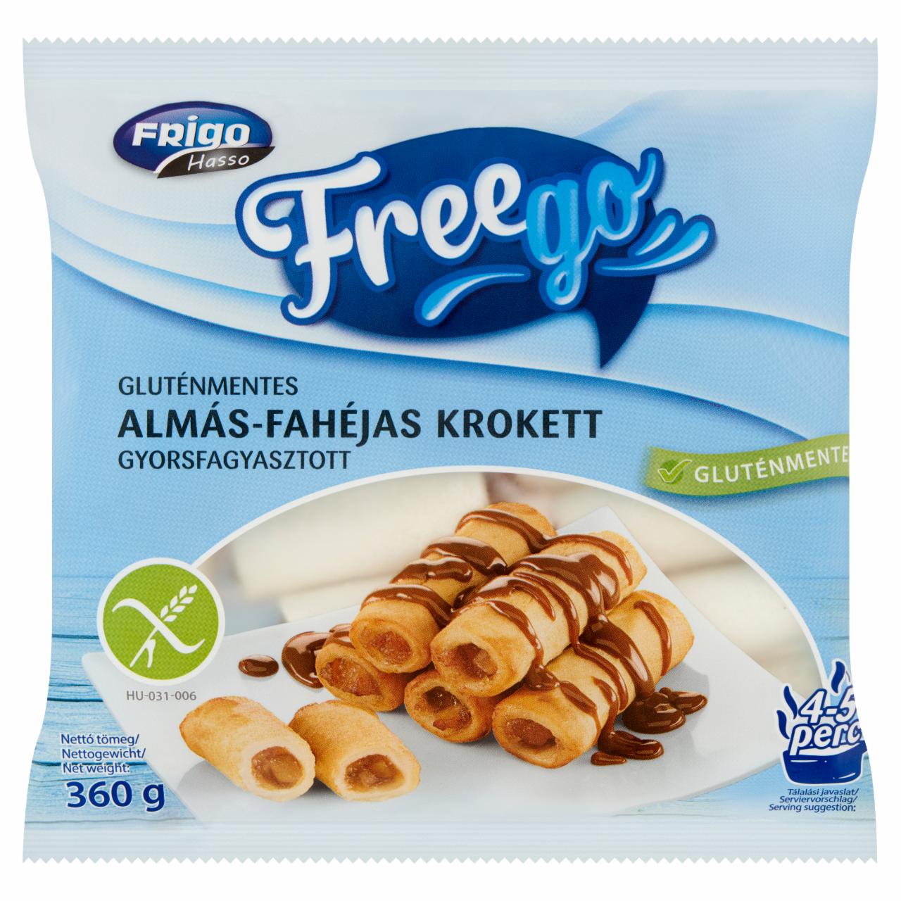 Képek - Freego gyorsfagyasztott gluténmentes almás-fahéjas krokett 360 g