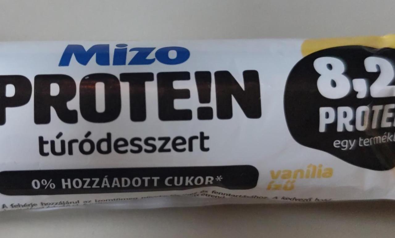 Képek - Mizo Protein vanília ízű túródesszert kakaós bevonattal hozzáadott fehérjével és édesítőszerrel 51 g