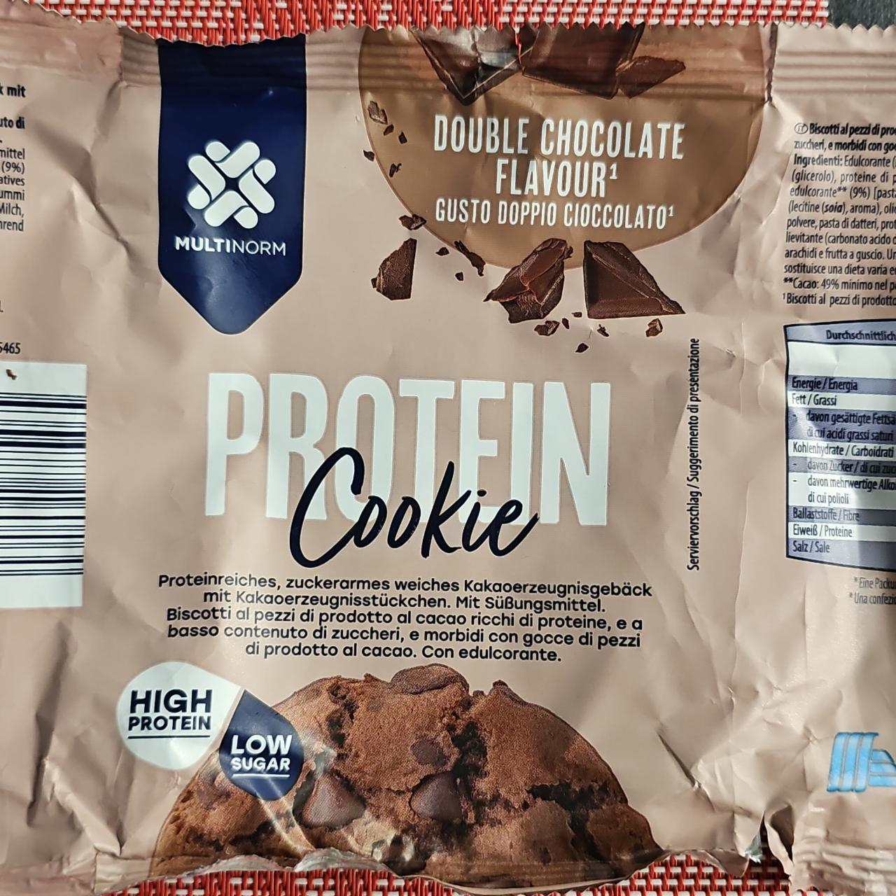 Képek - Protein Cookie Double Chocolate flavour Multinorm