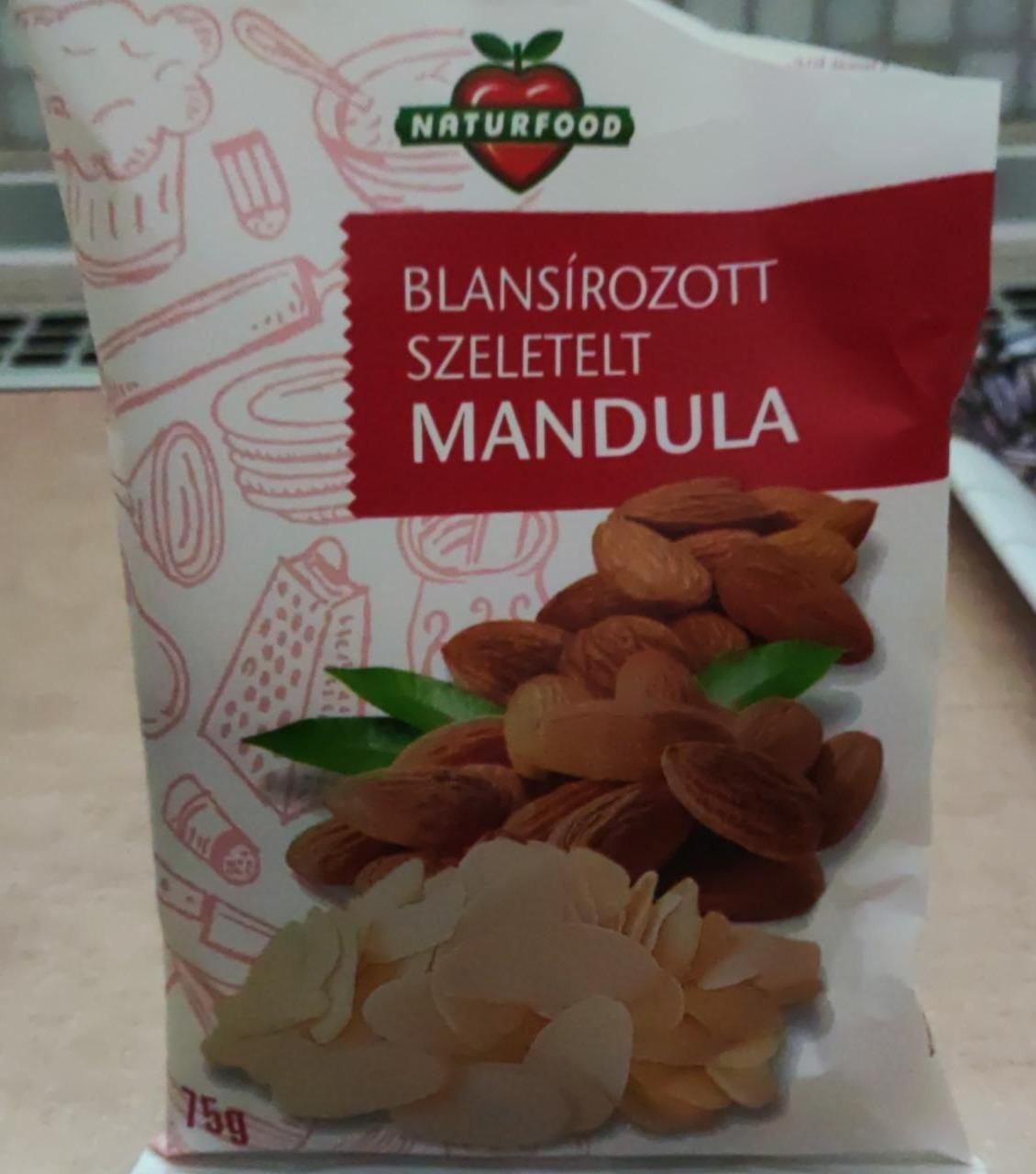 Képek - Blansírozott szeletelt mandula Naturfood