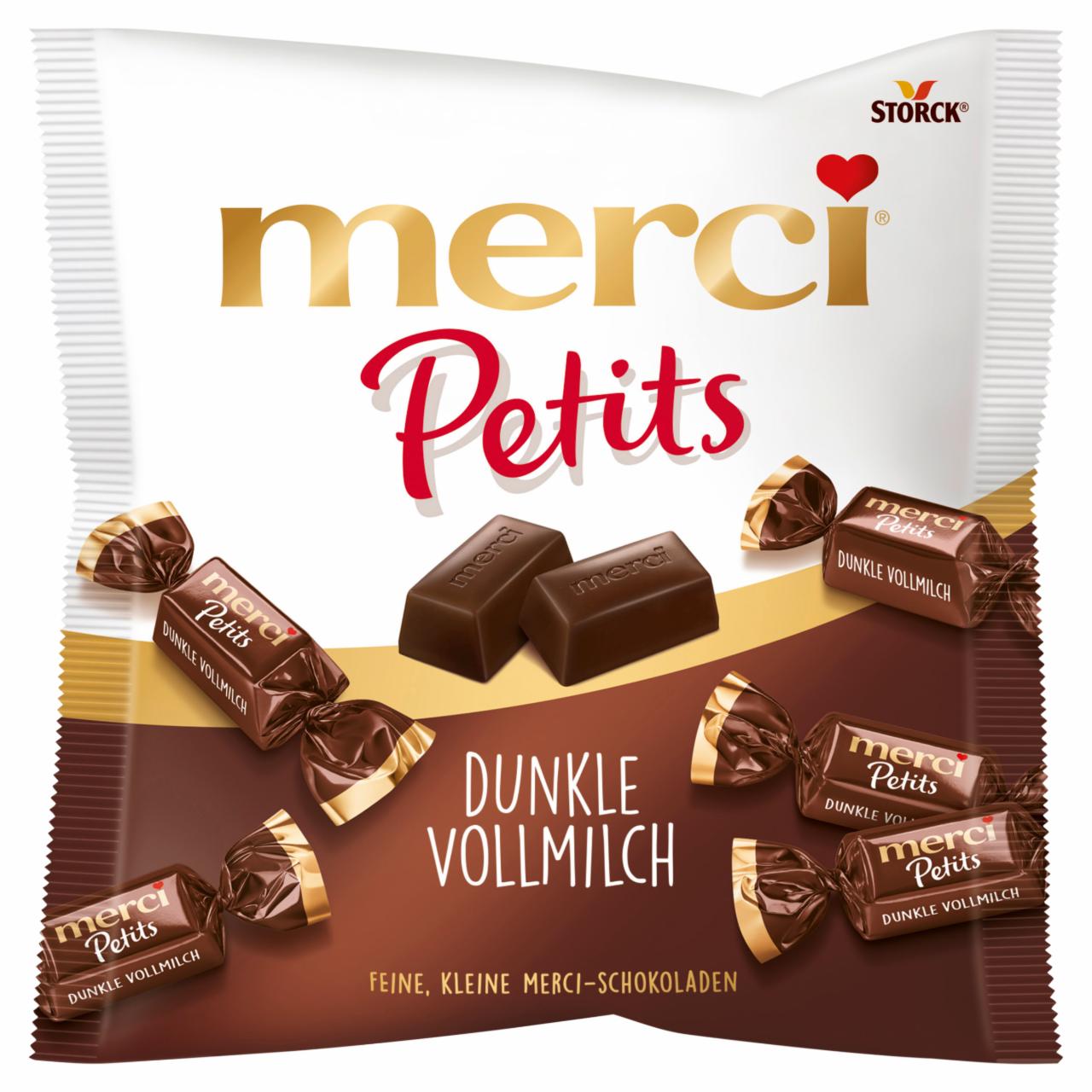 Képek - Merci Petits Dark Milk tejcsokoládé 125 g