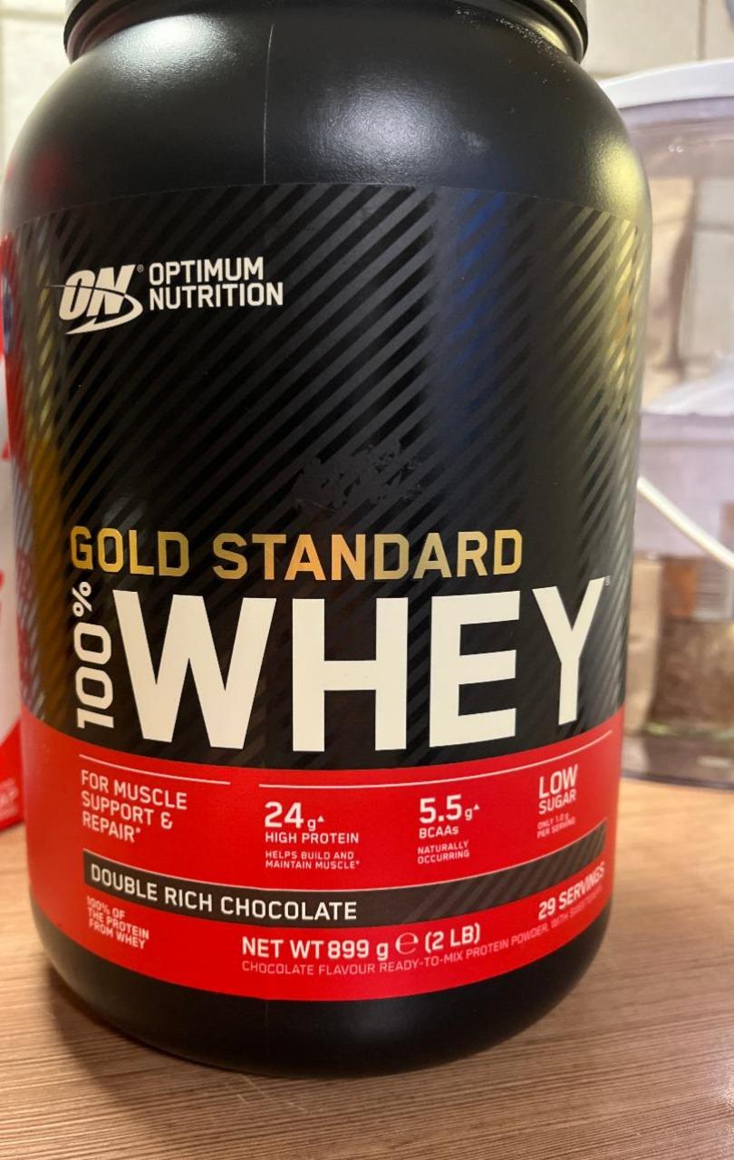 Képek - Gold Standard 100% Whey Double Rich Chocolate Optimum Nutrition