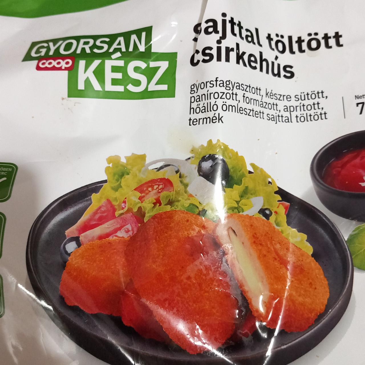 Képek - Sajttal töltött csirkehús Coop