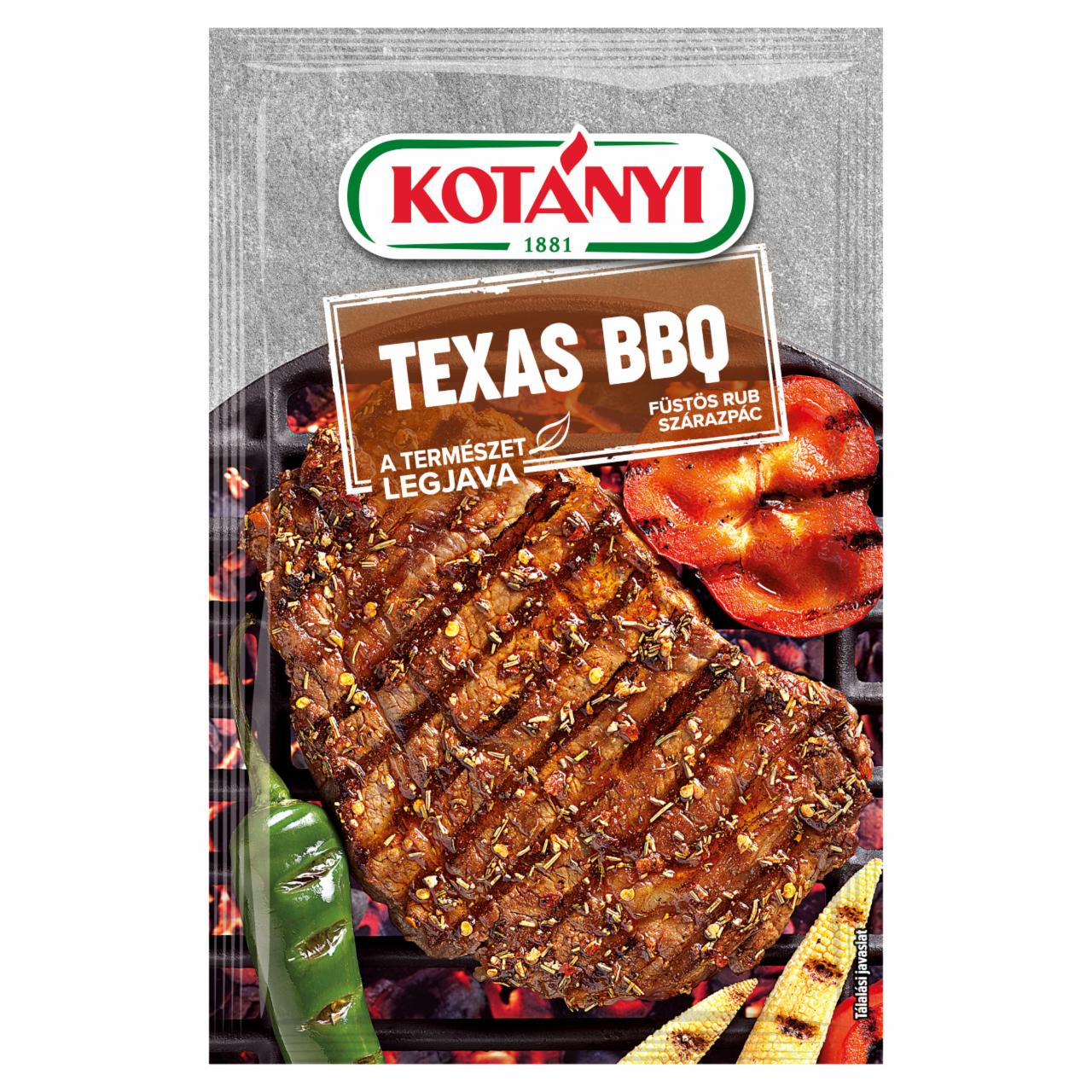 Képek - Kotányi Texas BBQ füstös rub fűszerkeverék 22 g