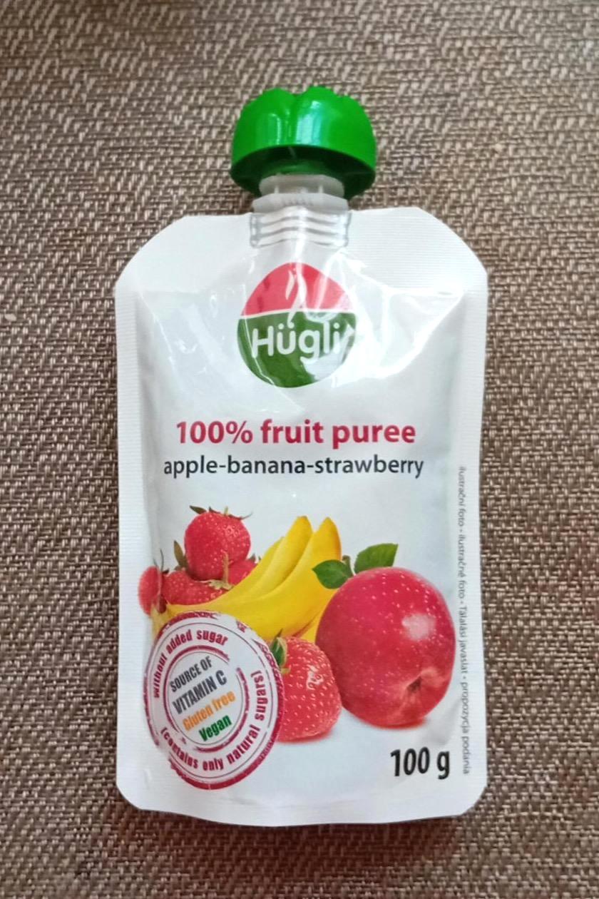 Képek - 100% fruit puree - apple-banana-strawberry Hügli