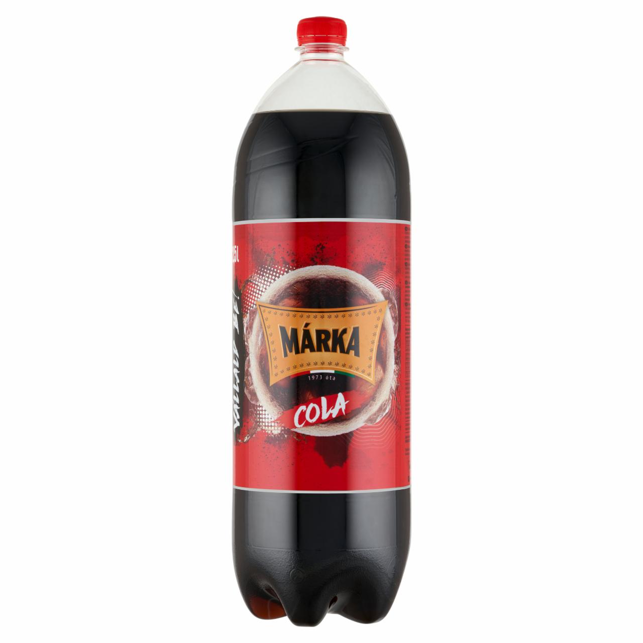 Képek - Márka cola ízű szénsavas üdítőital, cukorral és édesítőszerekkel 2,5 l