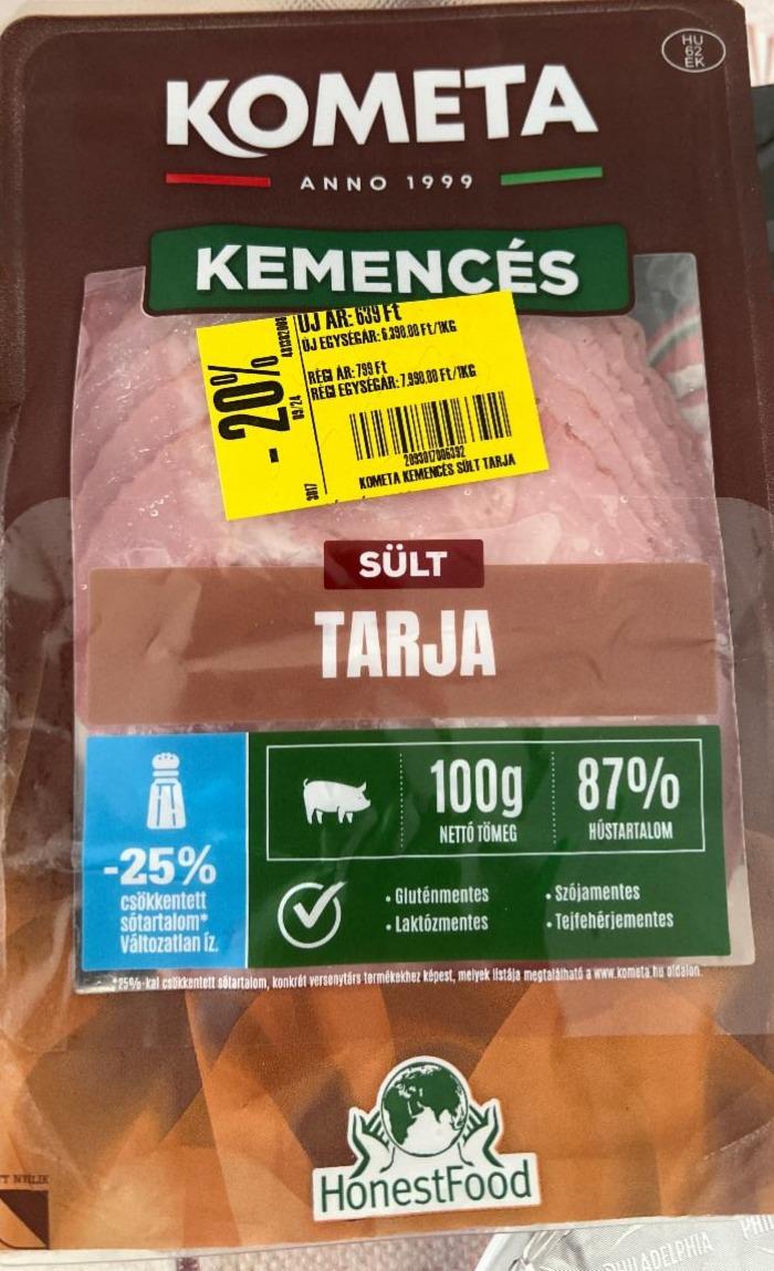 Képek - Kometa Kemencés szeletelt sült tarja 100 g