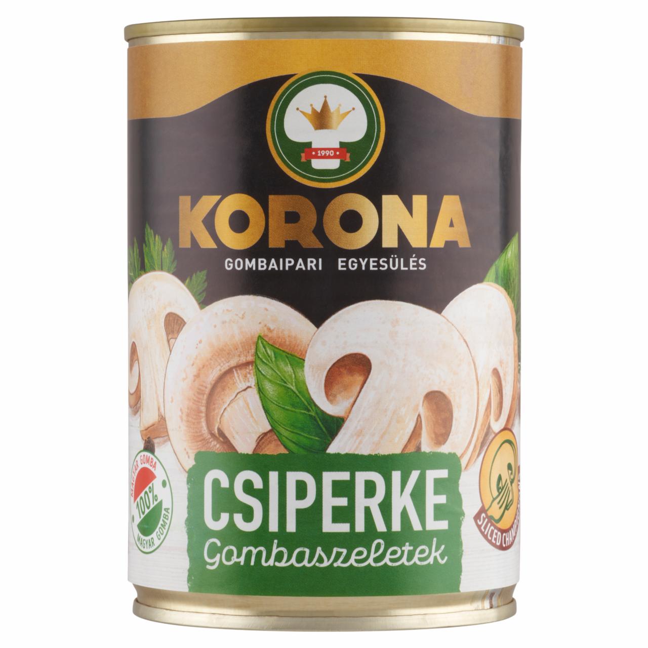 Képek - Korona csiperke gombaszeletek 400 g