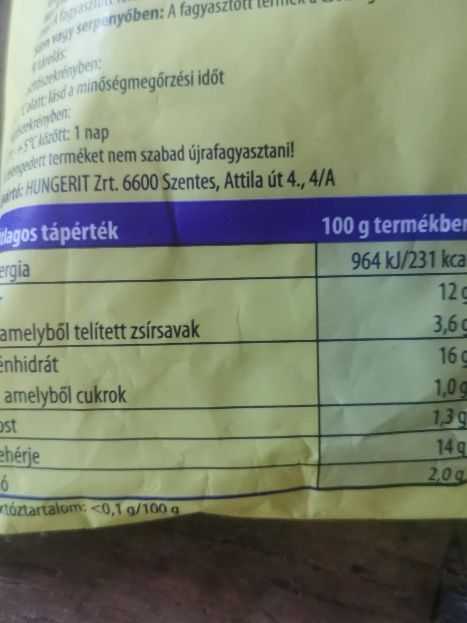 Laktózmentes Sajttal Töltött Csirkemell Gluténmentes Panírban Spar Free From Kalória Kj és 2318