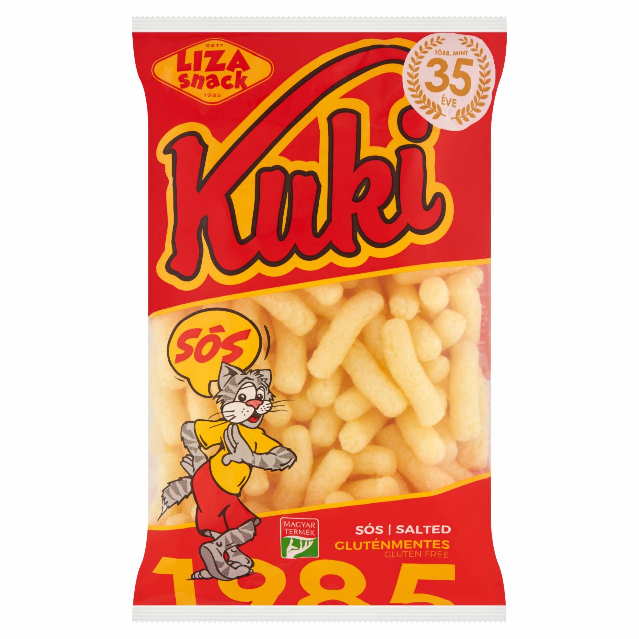 Képek - Liza Snack Kuki gluténmentes sós extrudált kukoricapehely 70 g