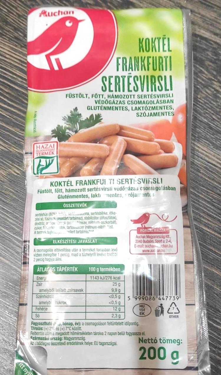 Képek - Koktél frankfurti sertésvirsli Auchan