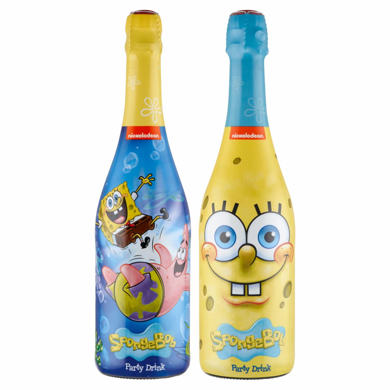 Képek - Nickelodeon SpongeBob Party Drink banán ízű szénsavas üdítőital 750 ml