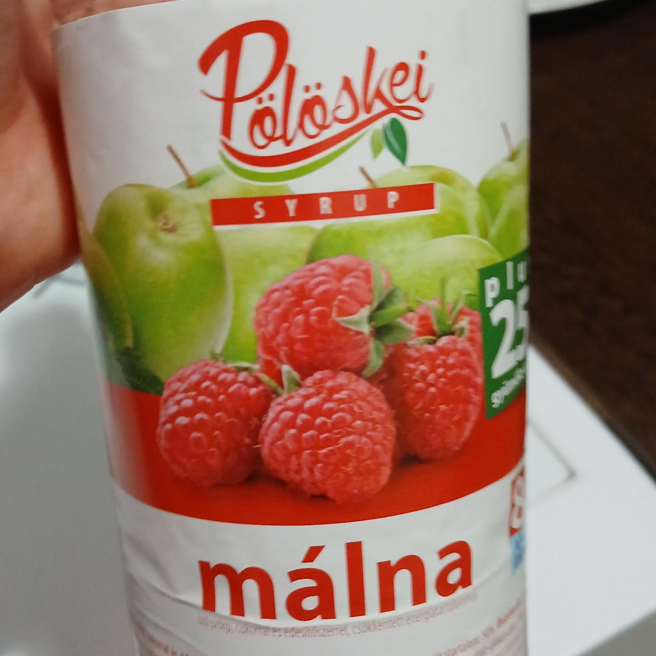 Képek - Syrup málna Pölöskei