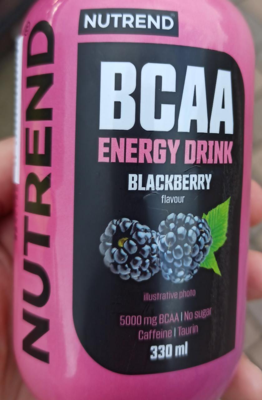 Képek - BCAA Energy drink Blackberry Nutrend