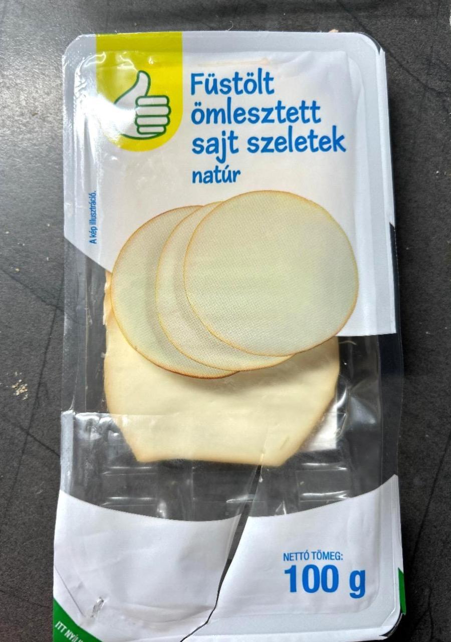 Képek - Füstölt ömlesztett sajt szeletek natúr Auchan nivó