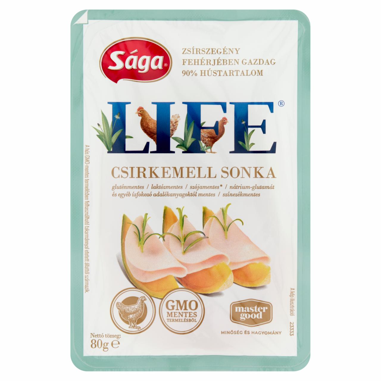 Képek - Sága Life szeletelt csirkemell sonka 80 g