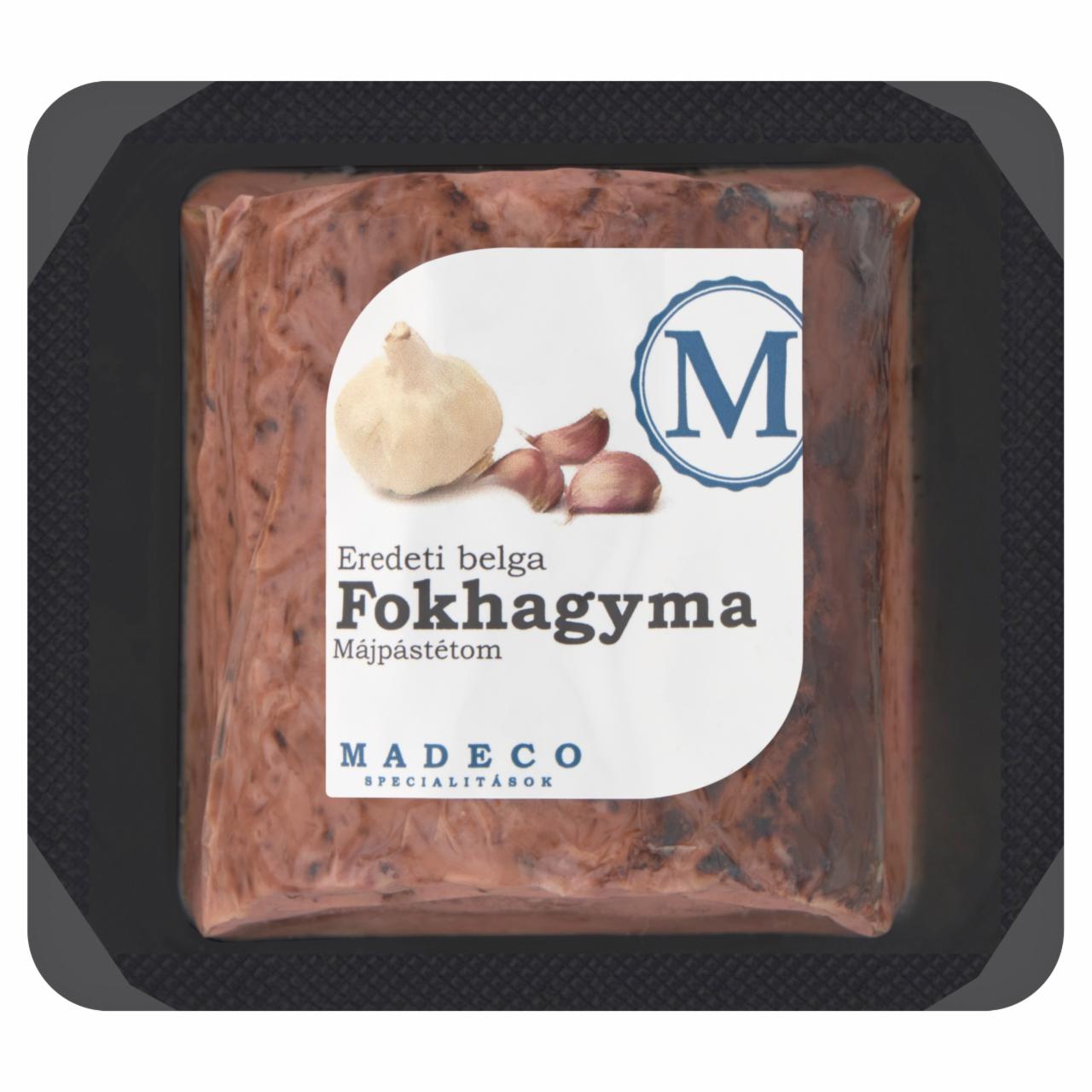 Képek - Madeco Specialitások eredeti belga fokhagyma májpástétom 170 g