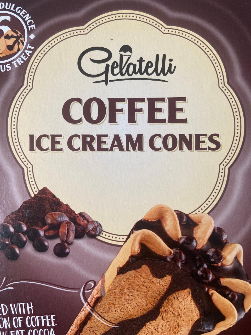 Képek - Coffee ice cream cones Gelatelli