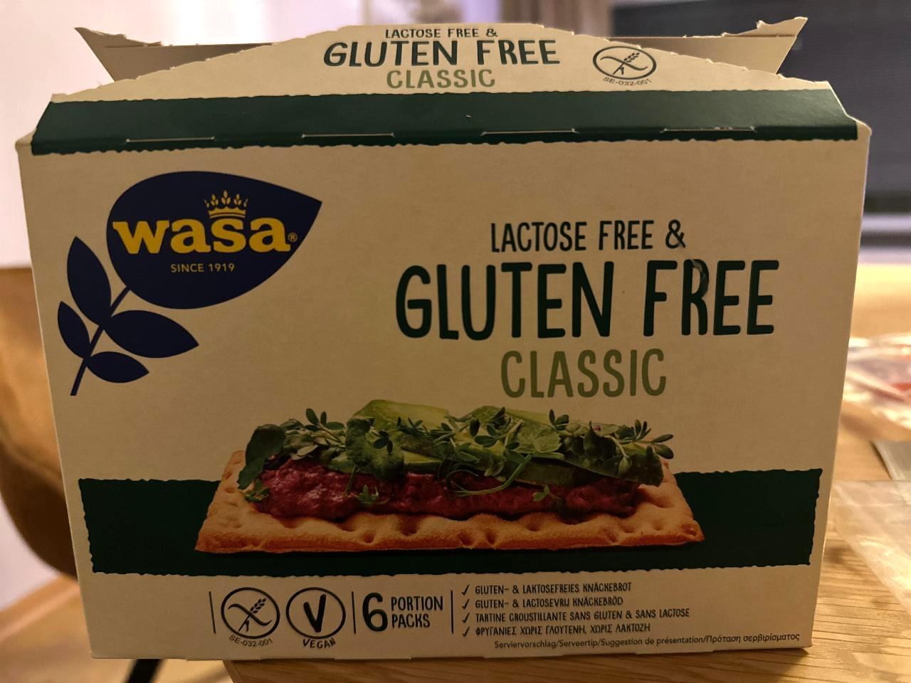 Képek - Wasa lactose free & gluten free classic