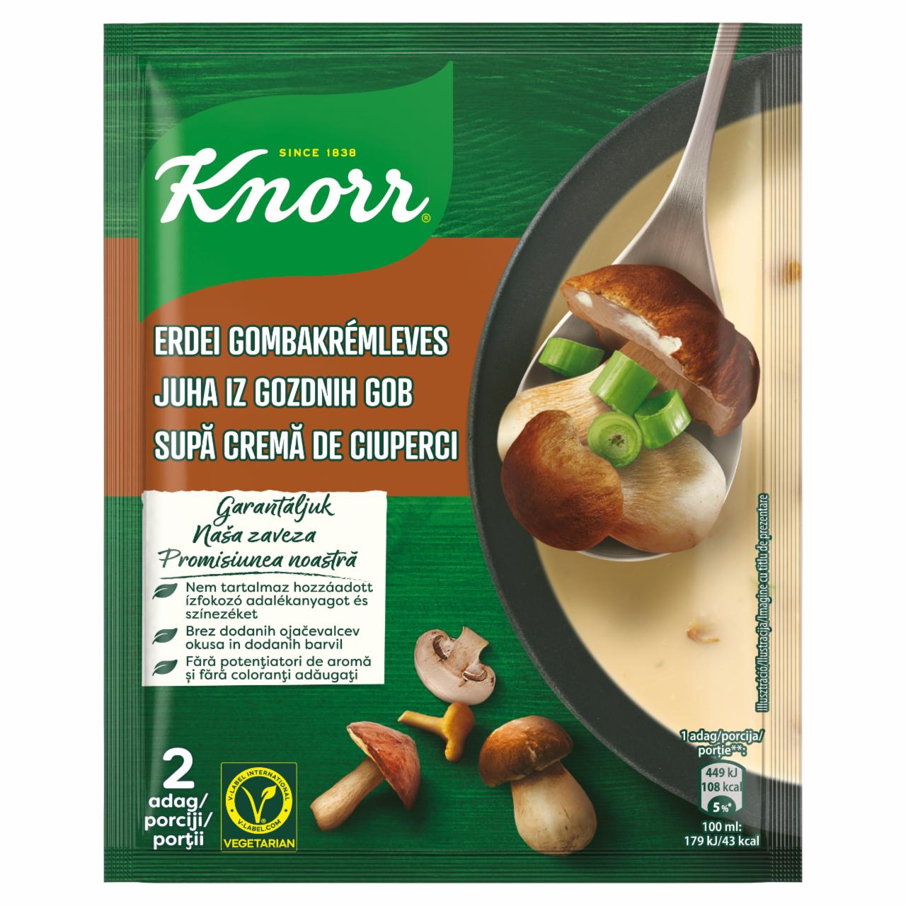 Képek - Knorr erdei gombakrémleves 48 g