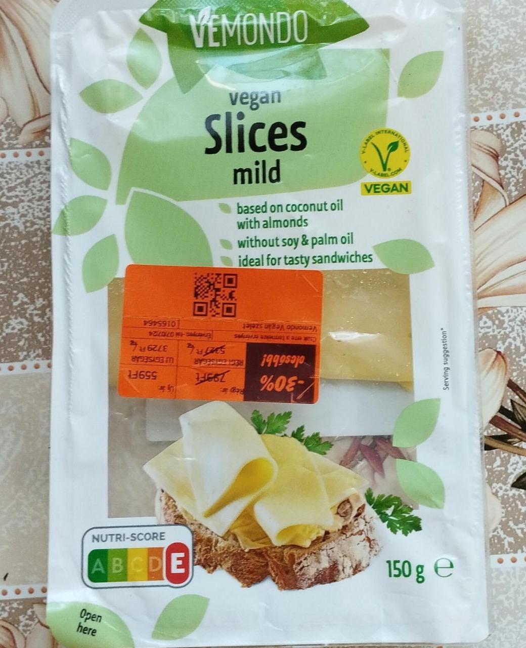 Képek - Vegan slices mild szendvicsfeltét Vemondo