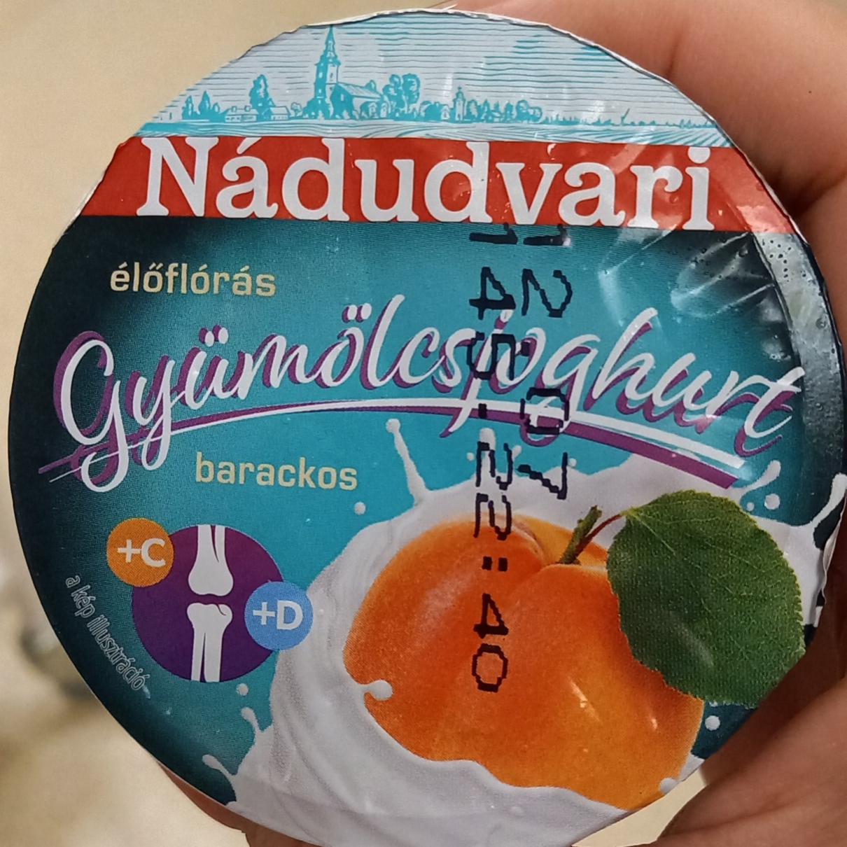 Képek - Gyümölcsjoghurt barackos élőflórás Nádudvari