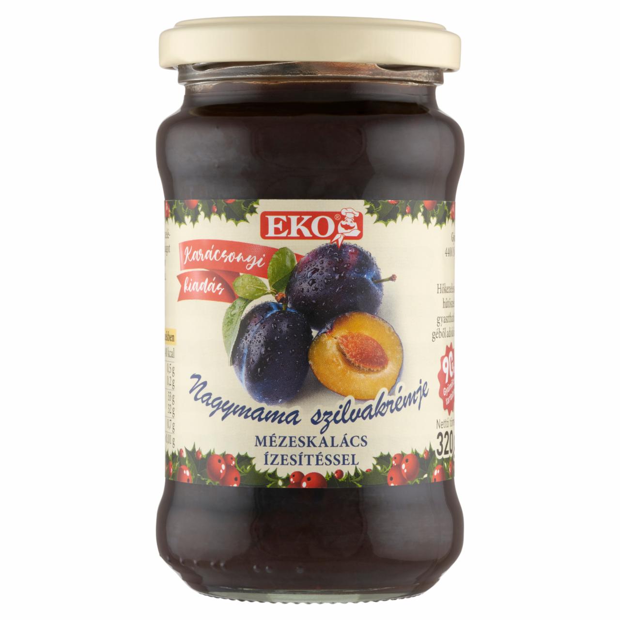 Képek - Eko Nagymama szilvakrémje mézeskalács ízesítéssel 320 g