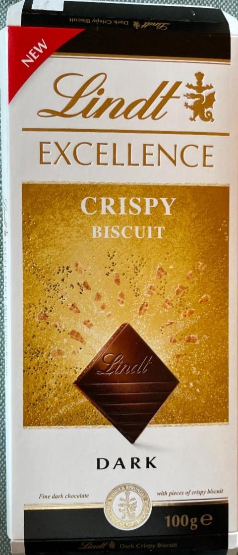 Képek - Lindt Excellence étcsokoládé ropogós keksz darabokkal 100 g