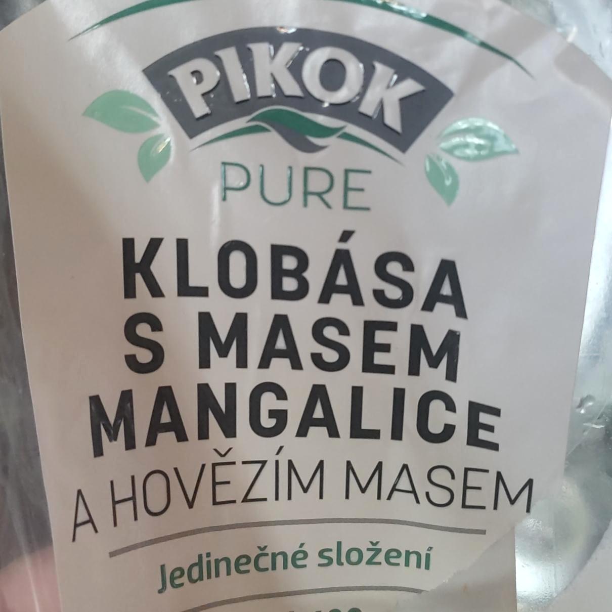 Képek - Klobása s masem mangalice a hovězím masem Pikok pure