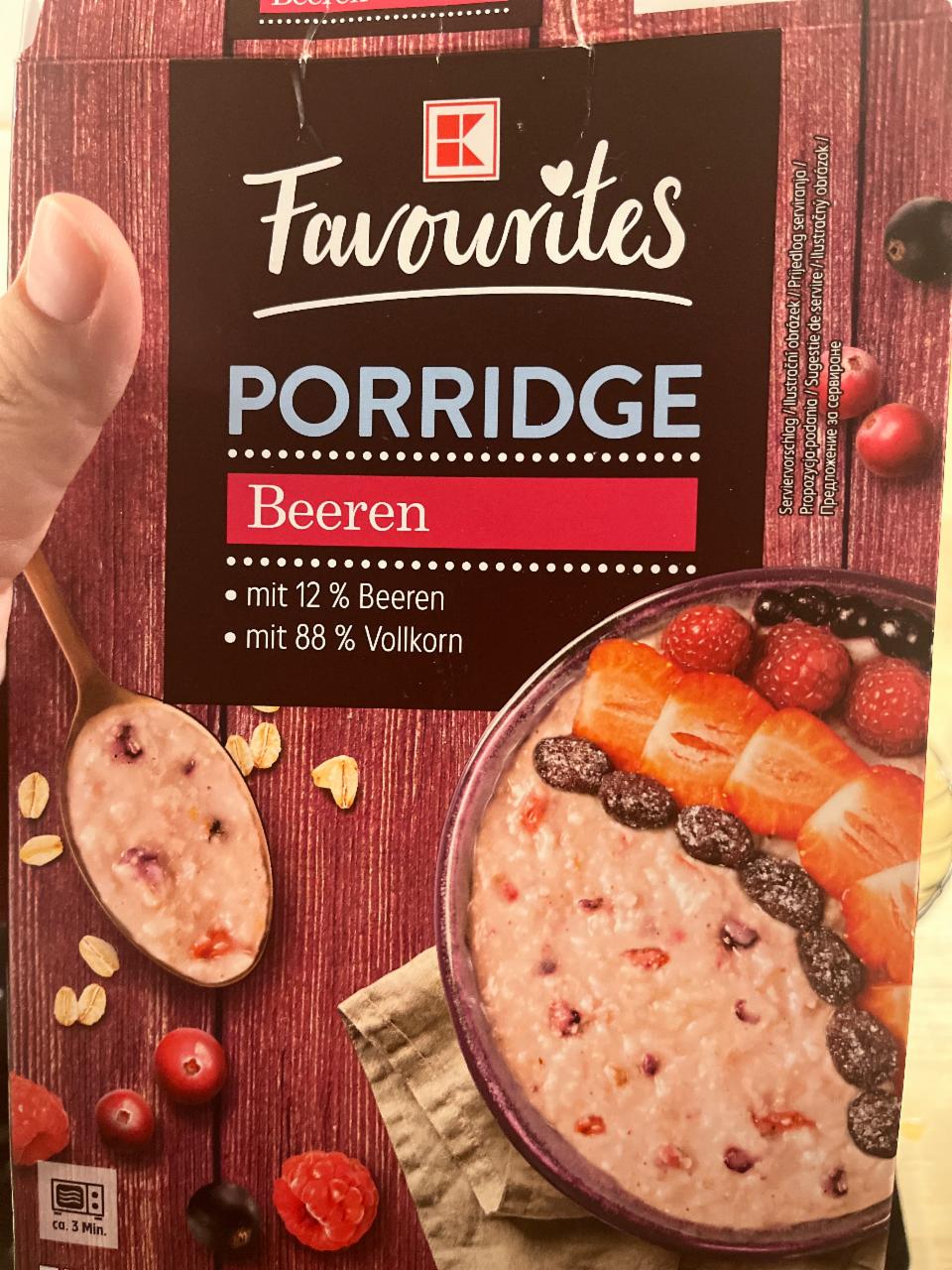 Képek - Porridge Beeren Kaufland Favourites