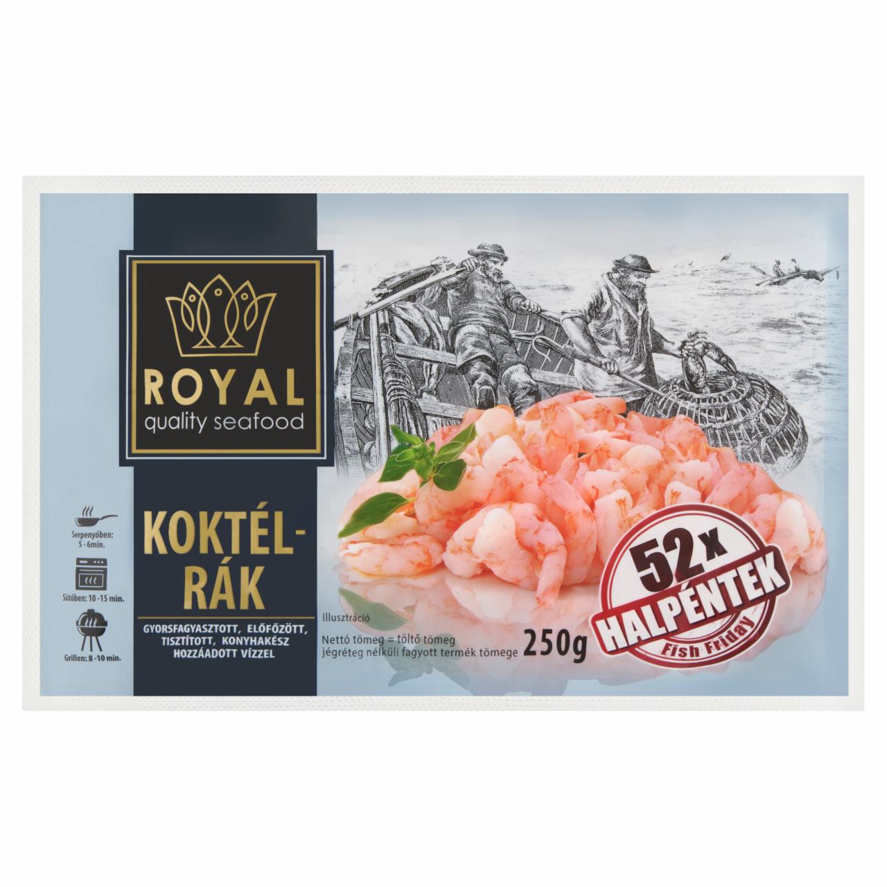 Képek - Royal gyorsfagyasztott, előfőzött koktélrák 250 g