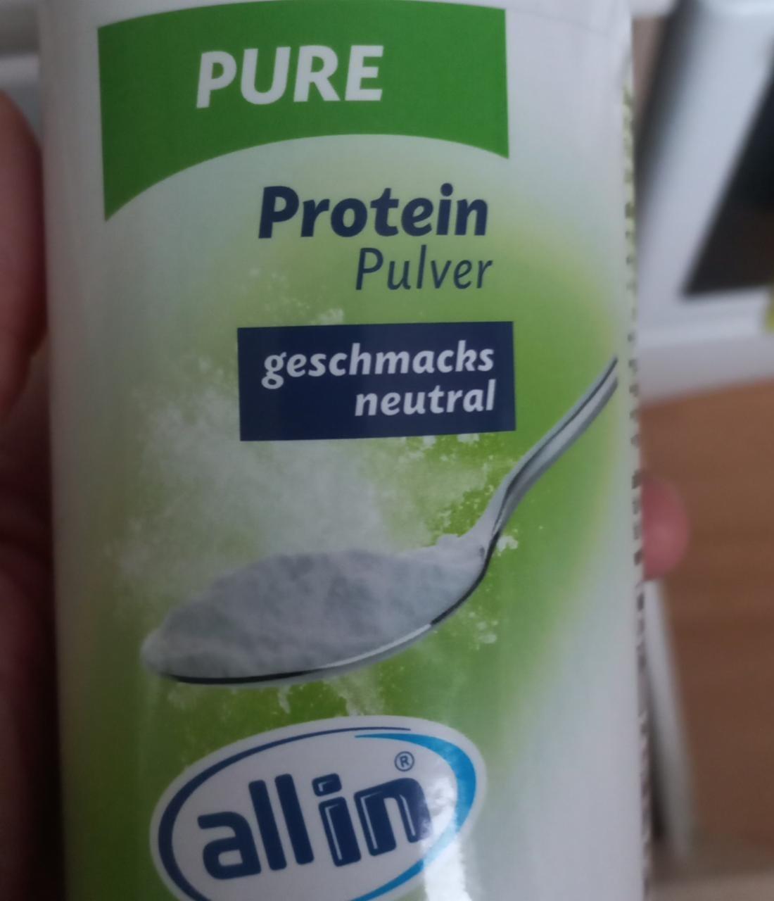 Képek - Pure protejn pulver geschmacks neutral All in