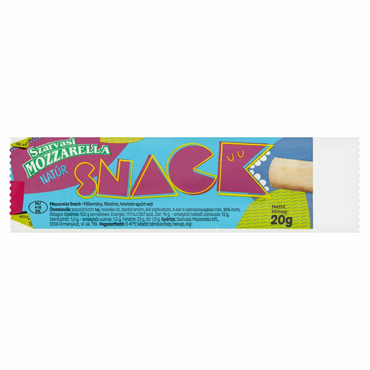 Képek - Szarvasi natúr mozzarella snack 20 g