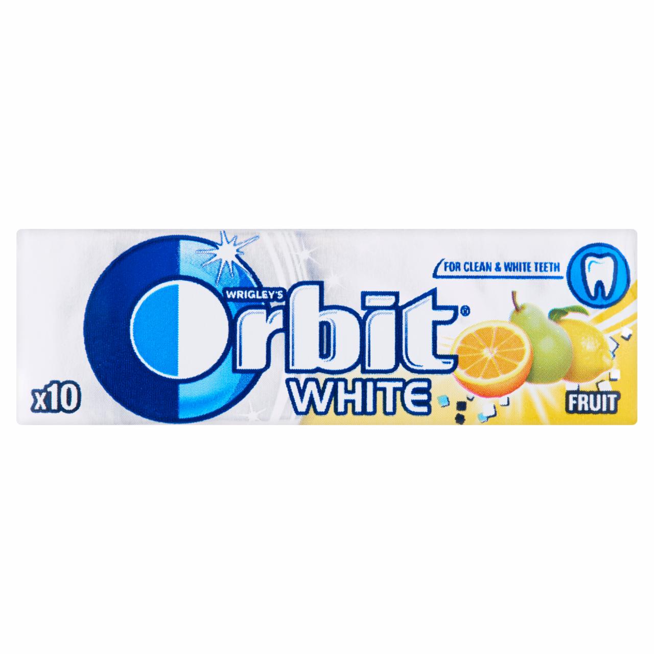 Képek - Orbit White gyümölcsízű cukormentes rágógumi édesítőszerrel 14 g