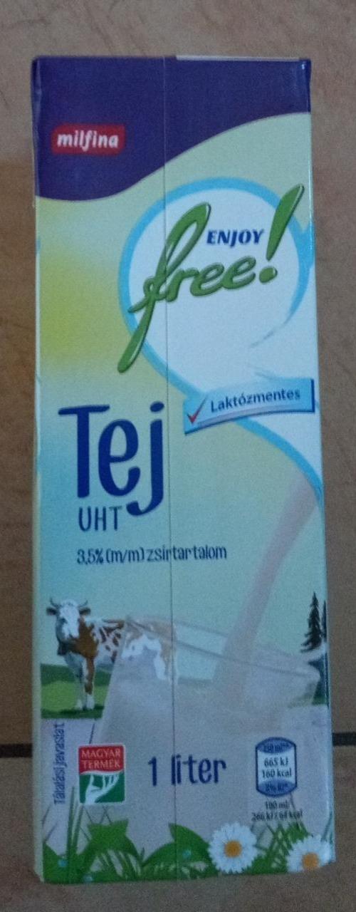 Képek - Enjoy free Tej UHT 3,5% laktózmentes Milfina