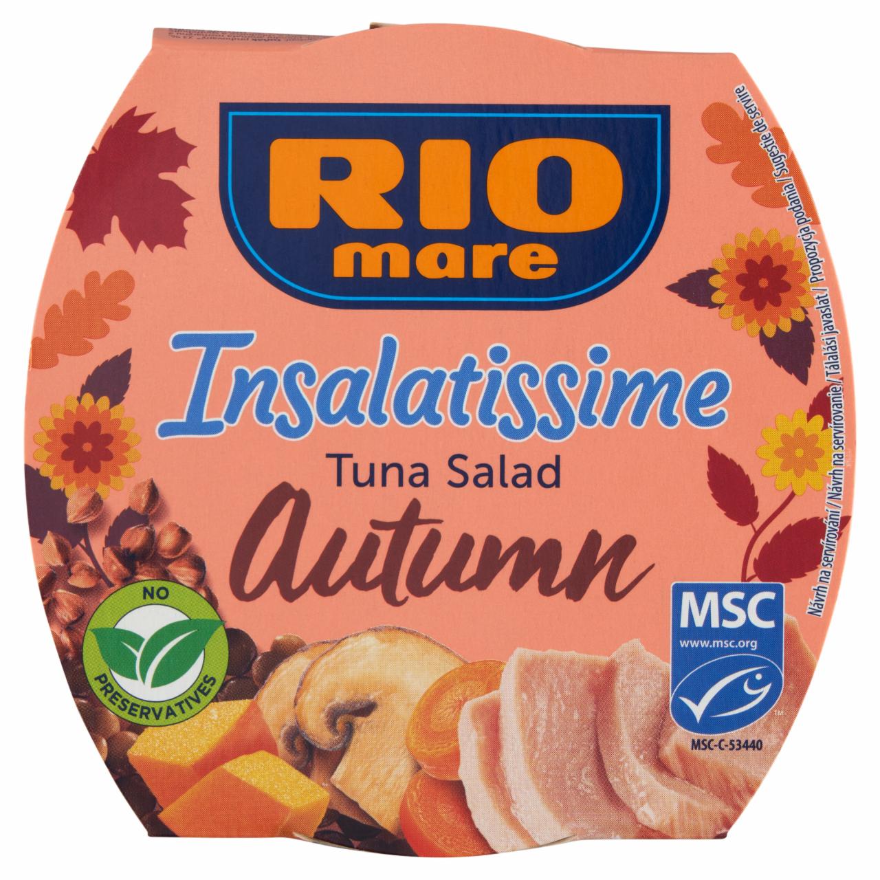 Képek - Rio Mare Insalatissime Autumn készétel zöldségekkel és tonhallal 160 g 