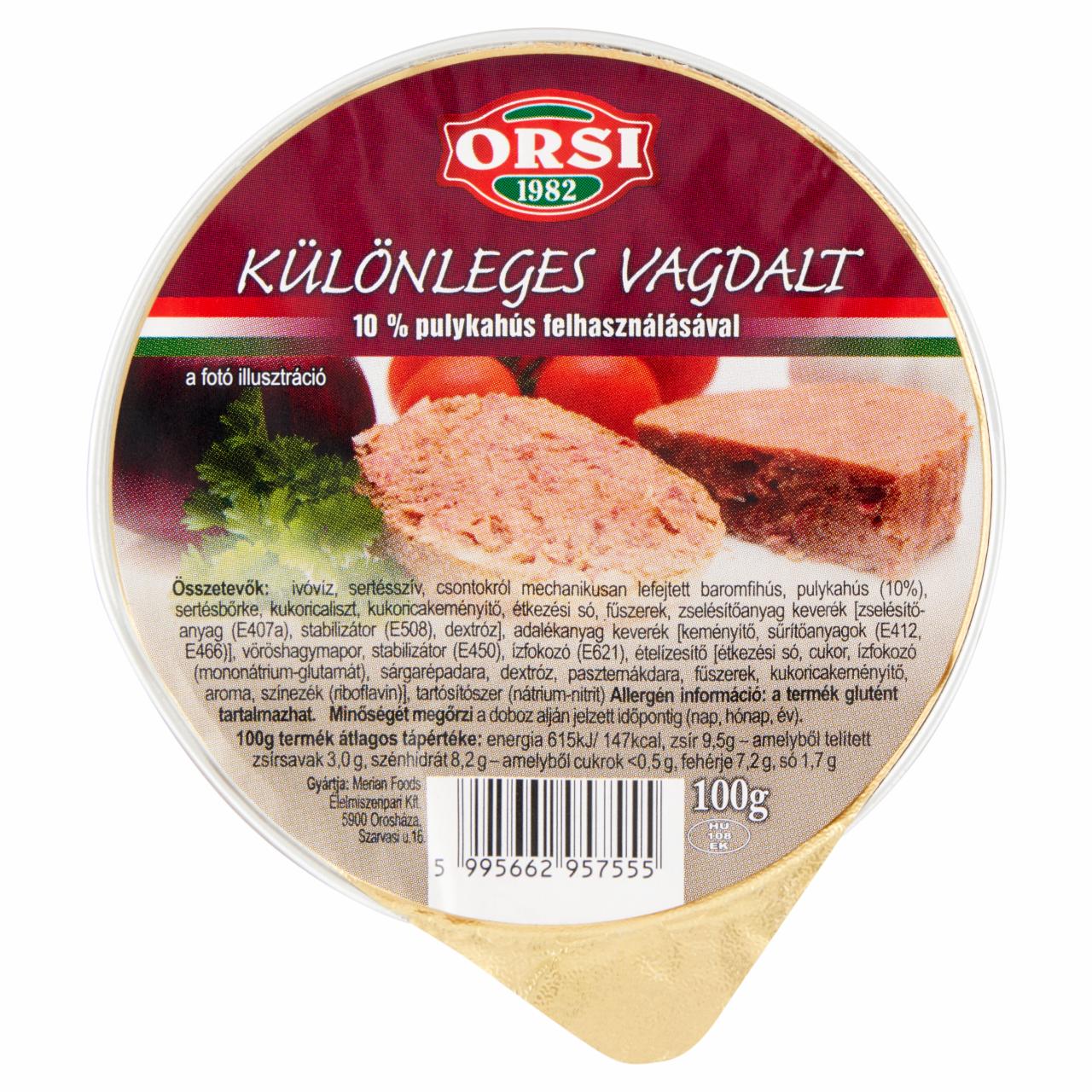 Képek - Orsi különleges vagdalt 100 g