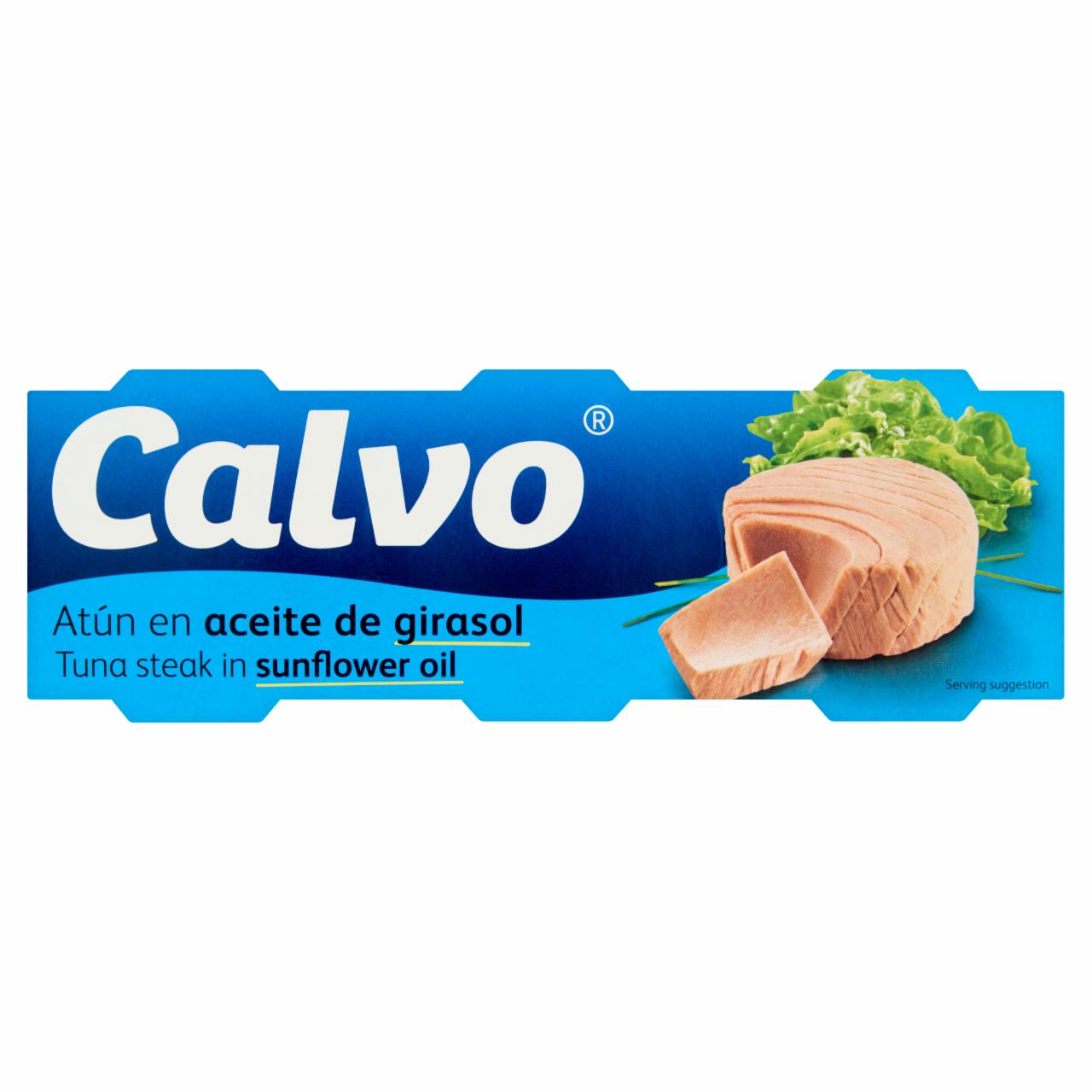 Képek - Calvo tonhal napraforgóolajban 3 x 80 g