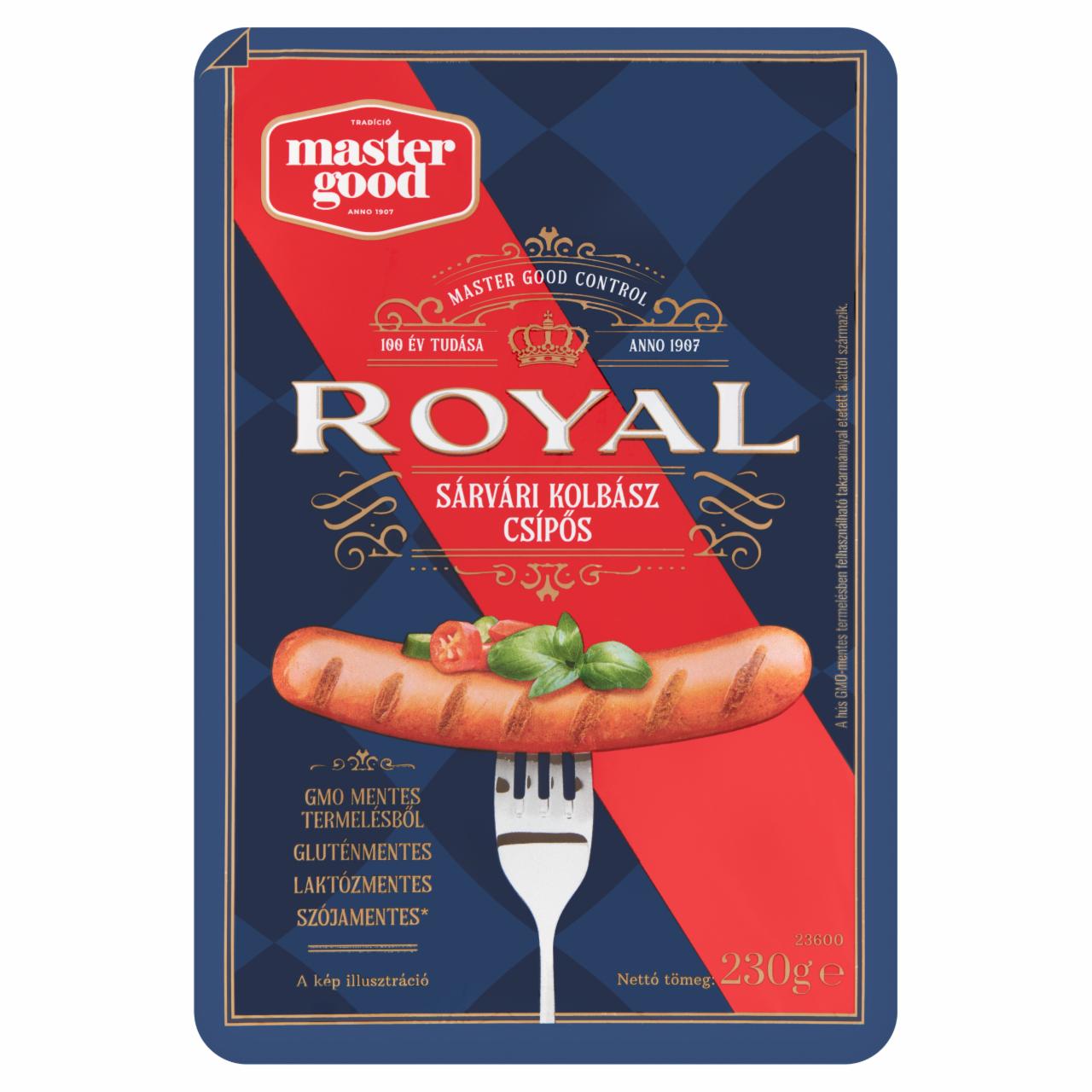 Képek - Master Good Royal sárvári csípős kolbász 230 g 