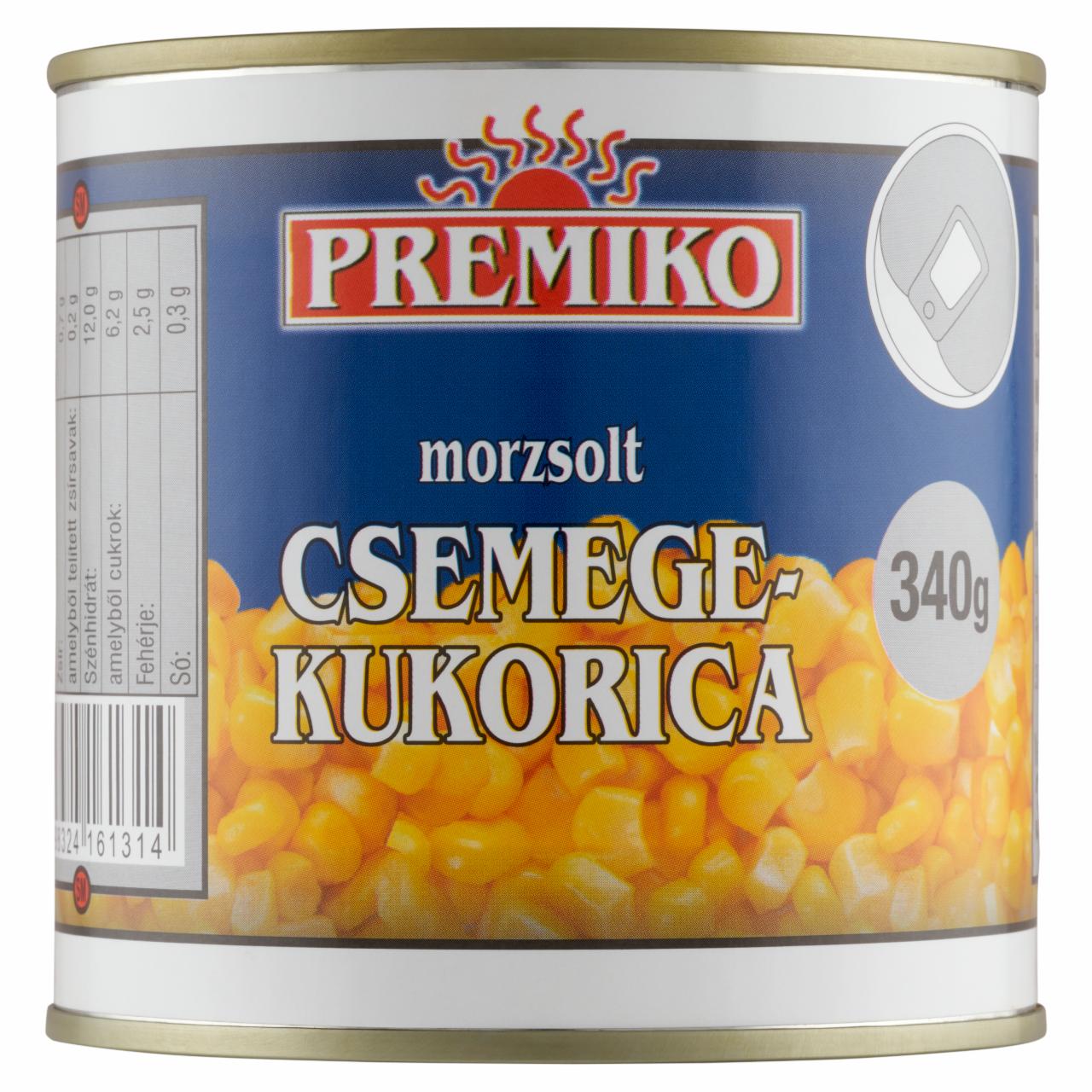 Képek - Premiko morzsolt csemegekukorica 340 g