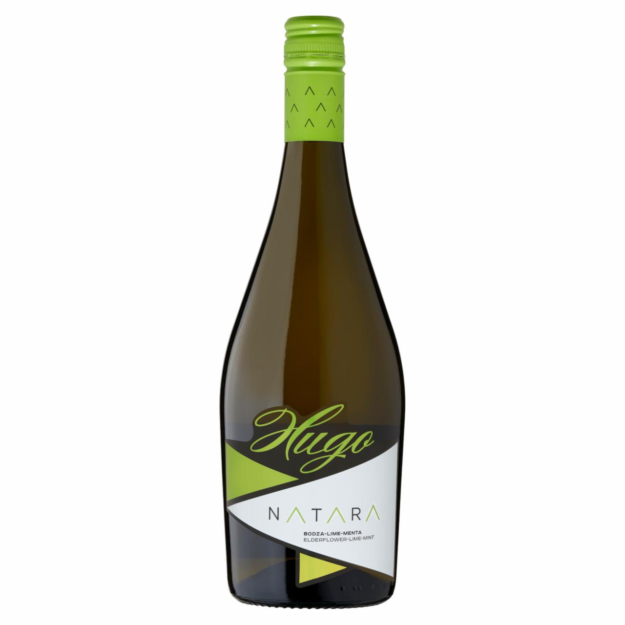 Képek - Natara Hugo bodzavirág-, lime és menta ízű, szénsavas, ízesített boralapú ital 7,3% 750 ml