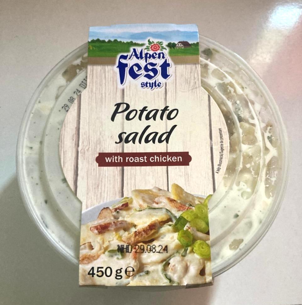 Képek - Potato salad with roast chicken Alpen fest style