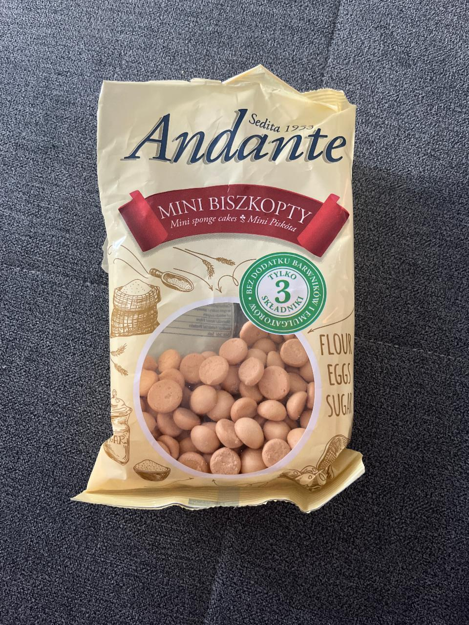 Képek - Andante mini piskóta 120 g