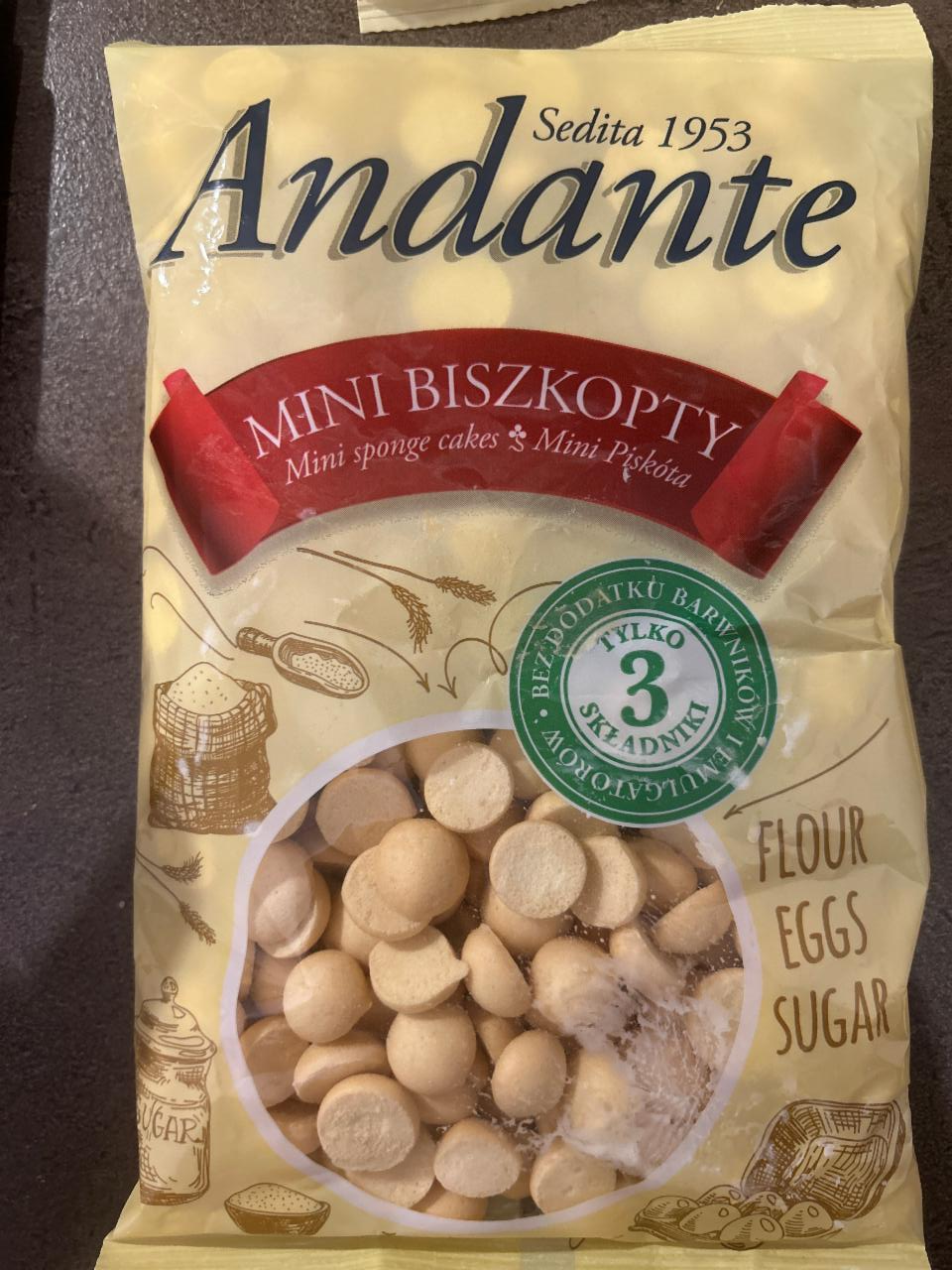 Képek - Andante mini piskóta 120 g